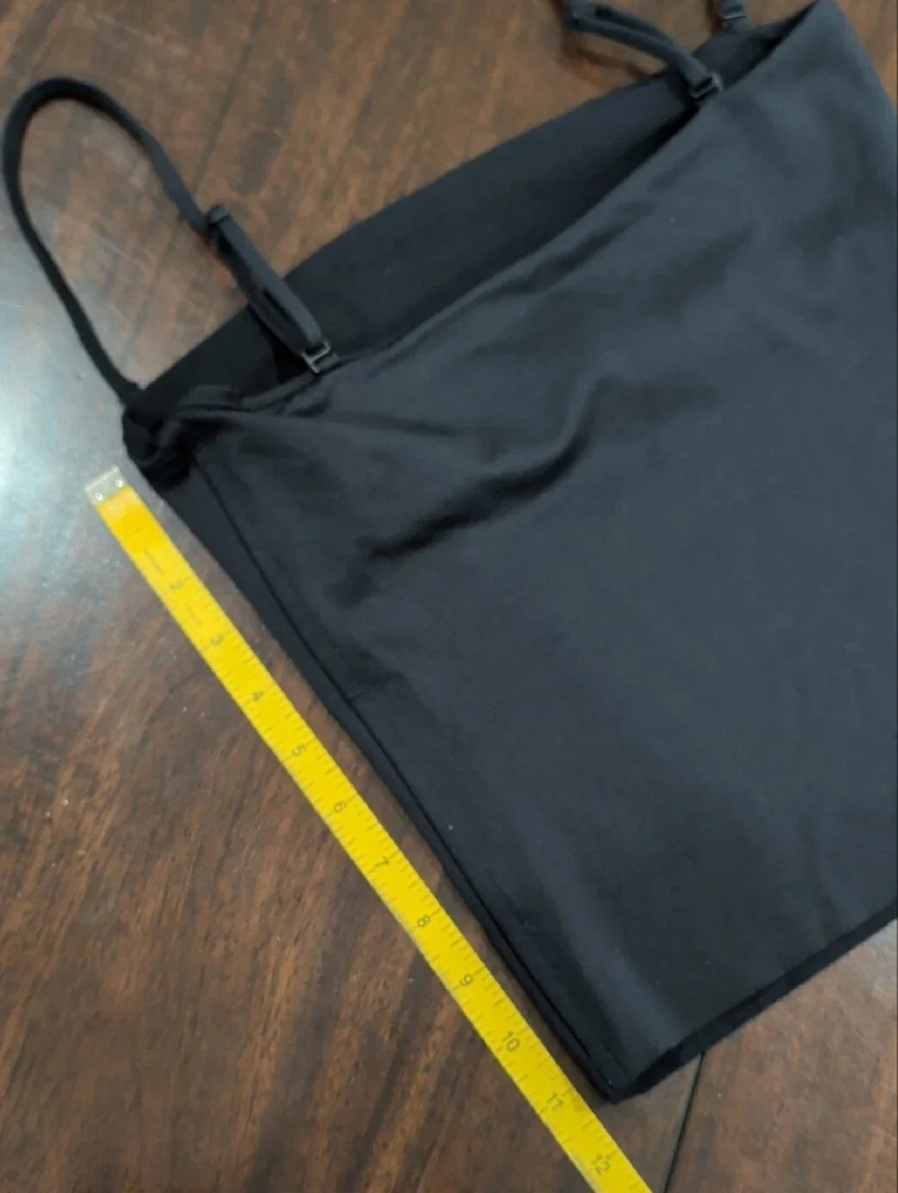 Skims Black Swim Convertible Bandeau Top